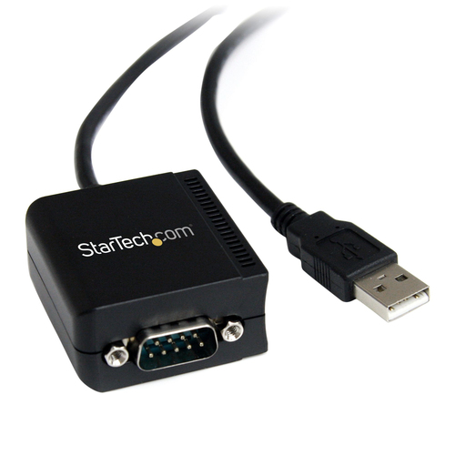 StarTech.com ICUSB2321FIS, DB-9, USB A, 2,5 m, Black