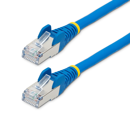 StarTech.com NLBL-9F-CAT6A-PATCH, 2,7 m, Cat6a, S/FTP (S-STP), RJ-45, RJ-45, Blue
