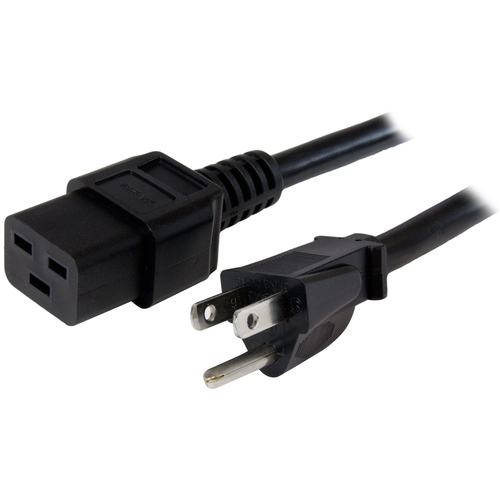StarTech.com PXT515C19146, 1,8 m, NEMA 5-15P, C19 coupler, SJT, 125 V