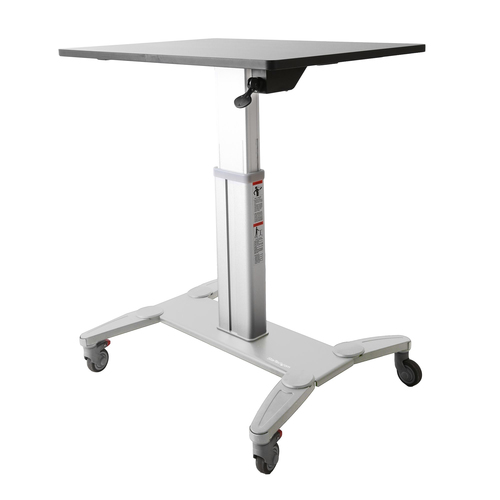 StarTech.com STSCART, Black, Silver, 50 kg, 750 - 1150 mm, 4 wheel(s), 24 kg, 662 mm