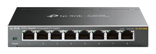 TP-Link TL-SG108E, Managed, L2, Gigabit Ethernet (10/100/1000)