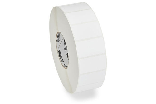 Zebra Z-Ultimate 2000T, White, Self-adhesive printer label, Polyester, Thermal transfer, Gloss, Rectangle