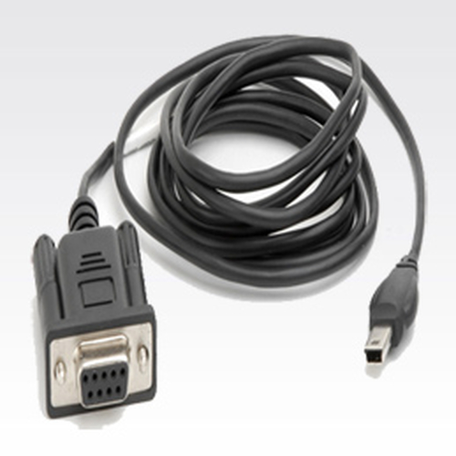 Motorola Serial Cable, RS232, 9-pin FM, Black