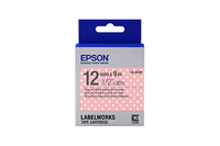 Epson LabelWorks Standard LK, Blue, Grey, Pink, Grey on pink, 1,2 cm, 9 m