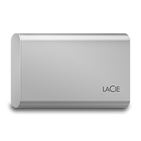 Seagate LaCie Portable SSD, 2 TB, 2.5", Silver