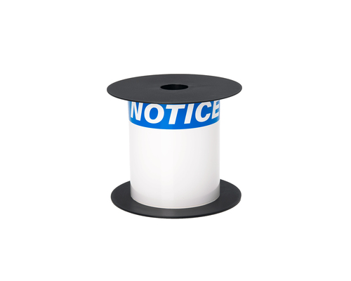 Brother BMSLT46NOTC, Blue, White, Self-adhesive printer label, Die-cut label, Thermal transfer, Universal, Rectangle