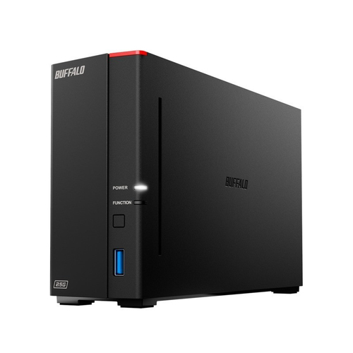 Buffalo LinkStation LS710D, NAS, 8 TB, HDD, Black