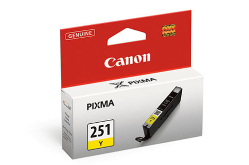Canon CLI-251Y, Standard Yield, Yellow, Pigment-based ink, 1 pc(s)
