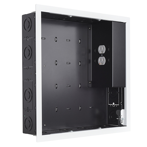 Chief PAC526FWP2, Storage box, Black, Square, Monochromatic, Indoor, 391 mm