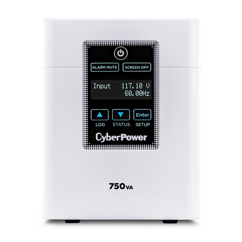 CyberPower M750L, Line-Interactive, 0,75 kVA, 600 W, Pseudo sine, 88 V, 150 V