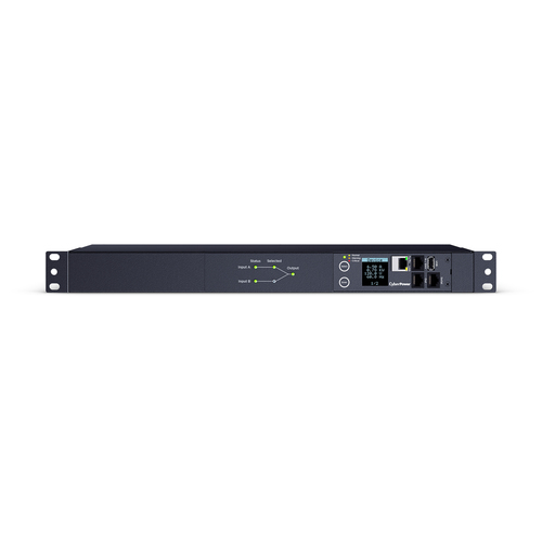 CyberPower PDU44001, Metered, Switched, 1U, Single-phase, Metal, Black, LCD