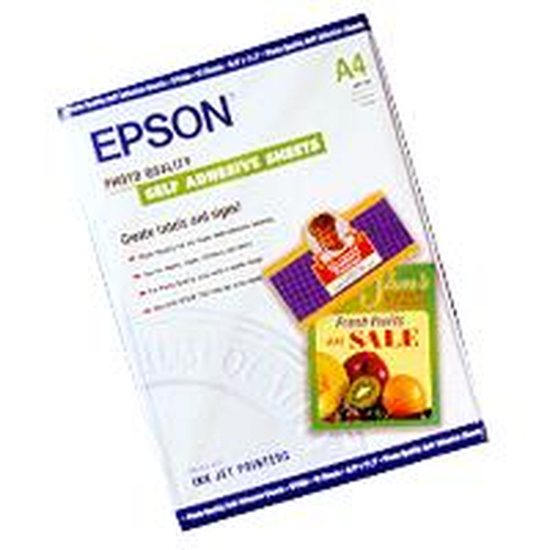 Epson Stickerpapier A4 167g/m² (10), 167 g/m², 180 g, 300 x 216 x 5 mm, A4, 10 sheets
