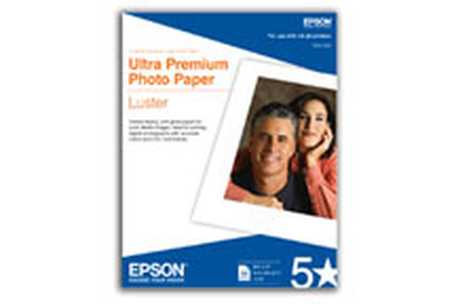 Epson Ultra Premium Photo Paper Luster - 13" x 32.8' - 1 Roll, 260 g/m², 10 µm, 96%, 33 cm, 10 m, 97 %
