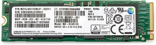HP 3JP91AA, 512 GB, M.2