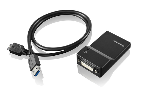 Lenovo USB 3.0 - DVI/VGA, 2048 x 1152 pixels
