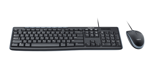 Logitech 920-002714, Wired, USB, Black, Mouse included