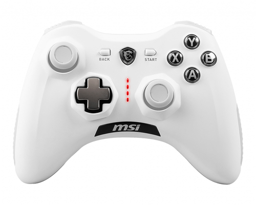 MSI FORCEGC30V2W, Gamepad, Android, PC, Back button, D-pad, Macro button, Power button, Start button, Turbo button, Analogue / Digital, Wired & Wireless, USB 2.0