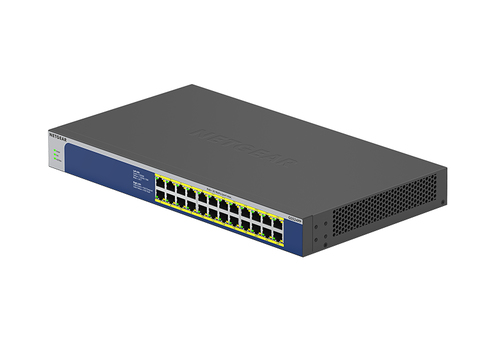 NETGEAR GS524PP, Unmanaged, Gigabit Ethernet (10/100/1000), Power over Ethernet (PoE), Rack mounting