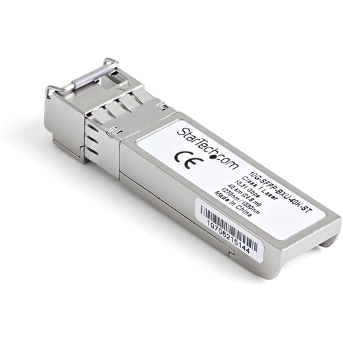 StarTech.com 10G-SFPP-BXU-40K-ST, Fiber optic, 10000 Mbit/s, SFP+, LC, BX-U, 40000 m