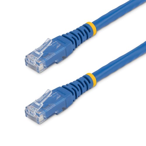 StarTech.com C6PATCH100BL, 30,5 m, Cat6, U/UTP (UTP), RJ-45, RJ-45, Blue