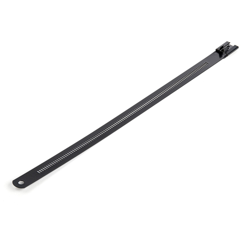 StarTech.com CBMMCT, Ladder cable tie, Stainless steel, Black, 5,8 cm, 12 mm, 225 mm