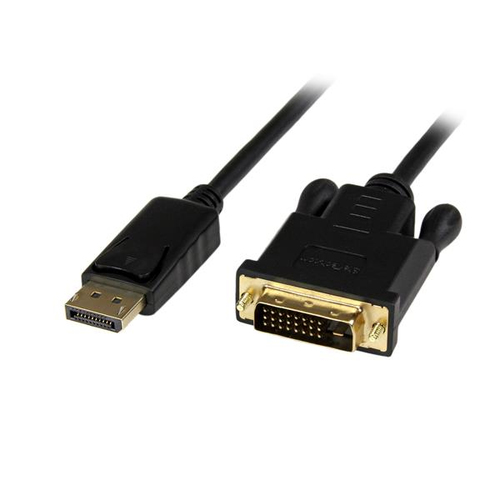 StarTech.com DP2DVIMM3BS, 0,9 m, DisplayPort, DVI-D, Male, Male, Straight