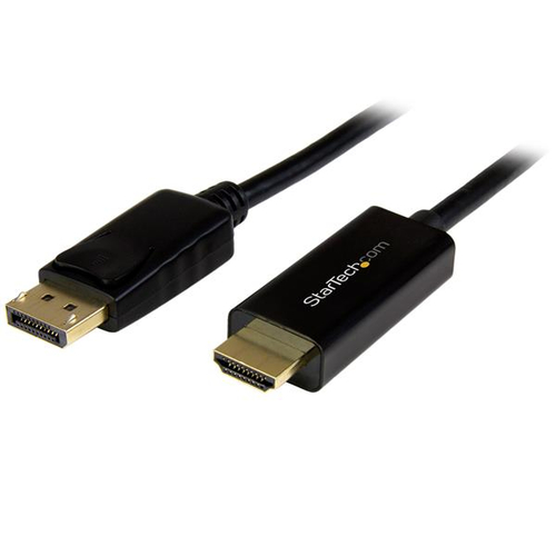 StarTech.com DP2HDMM3MB, 3 m, DisplayPort, HDMI, Male, Male, Straight