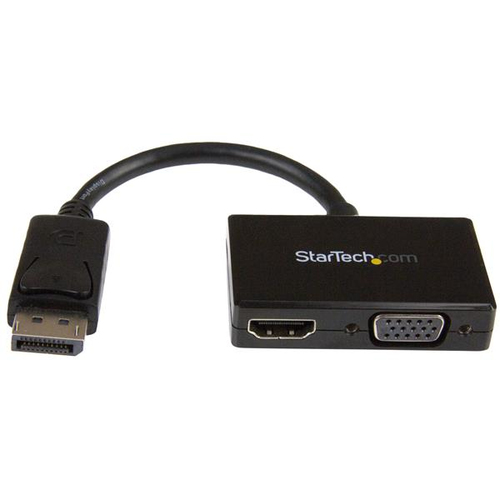StarTech.com DP2HDVGA, 0,15 m, 1920 x 1200 pixels, 1080p, Black, 0 - 60 °C, -10 - 70 °C