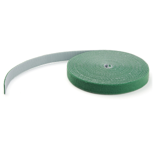 StarTech.com HKLP100GN, Hook & loop cable tie, Nylon, Green, -10 - 80 °C, 30500 mm, 19 mm