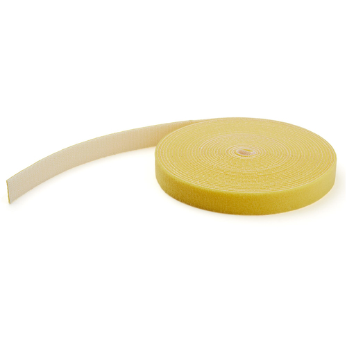 StarTech.com HKLP50YW, Hook & loop cable tie, Nylon, Yellow, -10 - 80 °C, 15200 mm, 19 mm