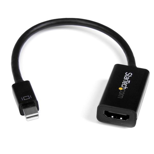 StarTech.com MDP2HD4KS, 0,15 m, 3840 x 2160 pixels, 720p, 1080p, 2160p, 30 Hz, Black, Active video converter