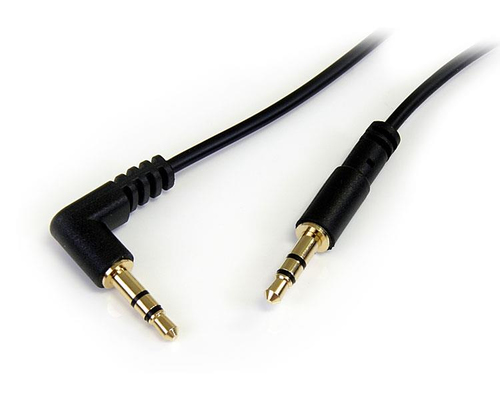 StarTech.com MU6MMSRA, 3.5mm, Male, 3.5mm, Male, 1,8 m, Black