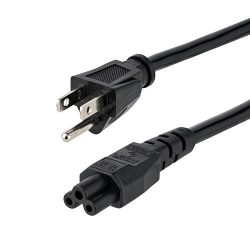 StarTech.com PXT101NB3S, 1,8 m, NEMA 5-15P, C5 coupler, SJT, 125 V