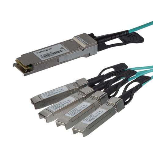 StarTech.com QSFP4X10GAO5, 5 m, QSFP+, 4x SFP+