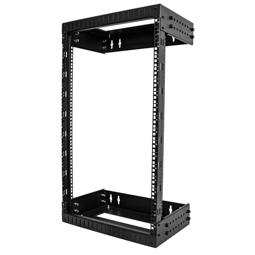 StarTech.com RACK-18U-20-WALL-OA, Wall mounted rack, 18U, 90 kg, 15,2 kg, Black