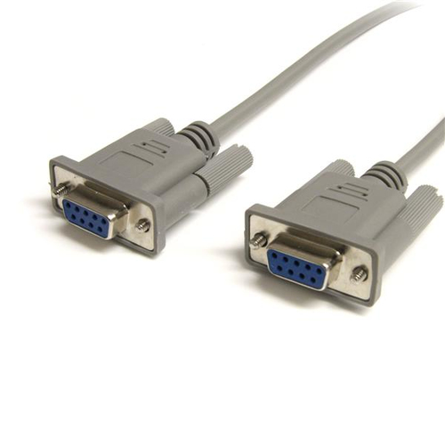 StarTech.com SCNM9FF25, Grey, 7,6 m, DB-9, DB-9, Female, Female
