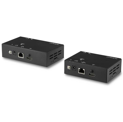 StarTech.com ST121HDBT20S, 3840 x 2160 pixels, AV transmitter & receiver, 70 m, Wired, Black