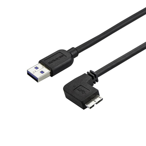 StarTech.com USB3AU50CMRS, 0,5 m, USB A, Micro-USB B, USB 3.2 Gen 1 (3.1 Gen 1), 5 Gbit/s, Black
