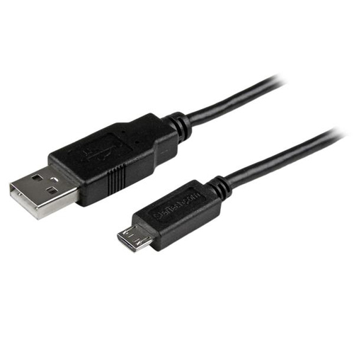 StarTech.com USBAUB3BK, 0,9 m, USB A, Micro-USB B, USB 2.0, Male/Male, Black