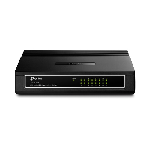 TP-Link TL-SF1016D, Fast Ethernet (10/100), Rack mounting