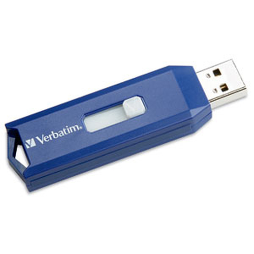 Verbatim 4GB USB Drive, 4 GB, USB Type-A, 2.0, Blue