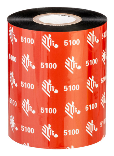 Zebra 5100 Resin, 74 m, 12 pc(s), Black, Resin, Zebra