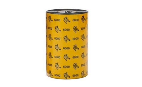 Zebra 6000 Wax, 70 m, 11 cm, 48 pc(s), Black, Wax, 1,2 cm