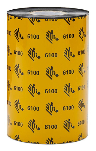 Zebra 6100 Wax/Resin, 74 m, 11 cm, 48 pc(s), Black, Wax, 1,2 cm