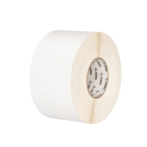Zebra Z-Ultimate 4000T White Label, White, Polyester, Thermal transfer, Zebra, 3" x 3", 1880 pc(s)