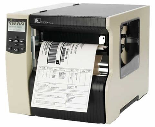 Zebra 220Xi4, Thermal transfer, 300 x 300 DPI, Wired, Black, Grey