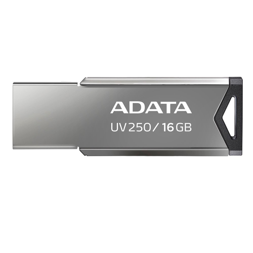 ADATA UV250, 16 GB, USB Type-A, 2.0, Capless, 5,6 g, Silver