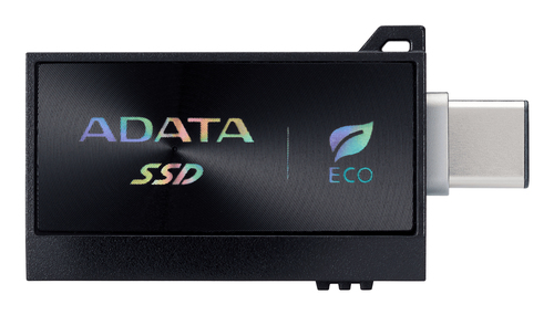 ADATA SC730, 512 GB, USB Type-C, 3.2 Gen 2 (3.1 Gen 2), 600 MB/s, 10 Gbit/s, Black