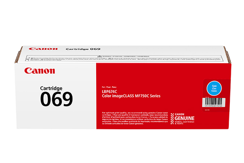 Canon 069, 0 pages, 1900 pages, Cyan, 1 pc(s)