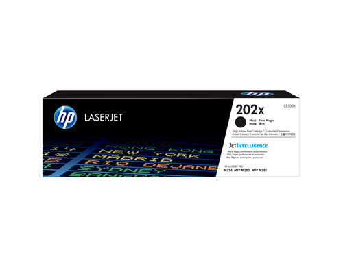 HP 202X High Yield Black Original LaserJet Toner Cartridge, 3200 pages, Black, 1 pc(s)